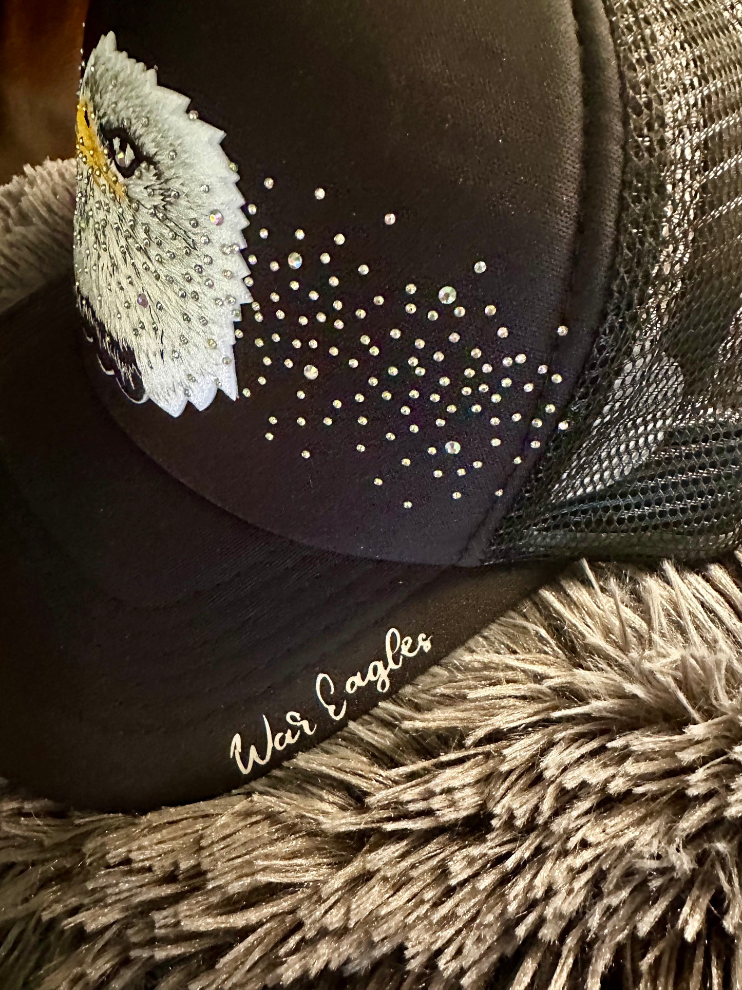 The War Eagle Bling Trucker Hat