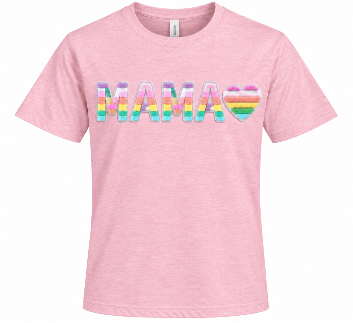 Mama’s Rainbow | Pastel Chenille Tee