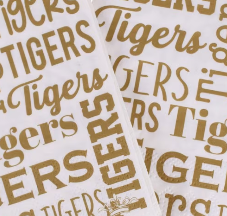 Tigers Cocktail Napkins (Pack of 20)