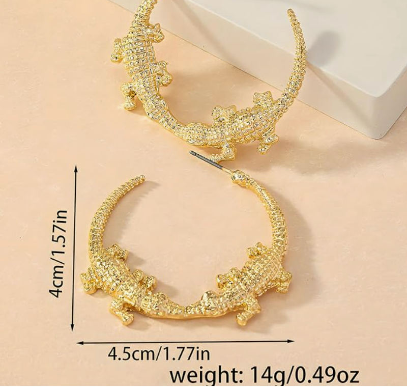 Gilded Gator Hoops