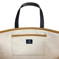 Boat Life Canvas and Leather Tote Bag