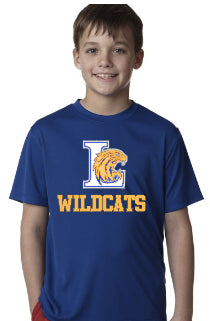 Adult/Youth Unisex Lexington Wildcats Cool Dri Performance Tee