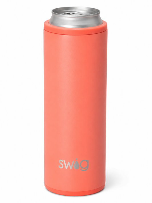 SWIG Life Skinny Can Cooler Orange