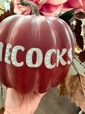 Gamecock Harvest Glam Pumpkin