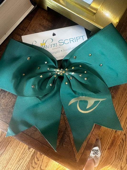 Gator Sparkle Bow 💚✨