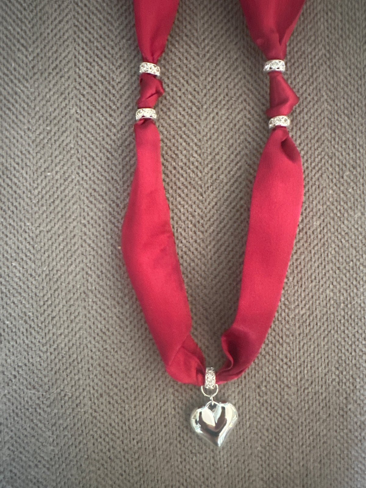 Garnet Heart Gameday Scarf