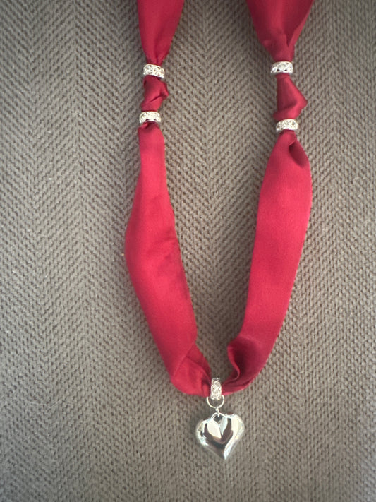 Garnet Heart Gameday Scarf