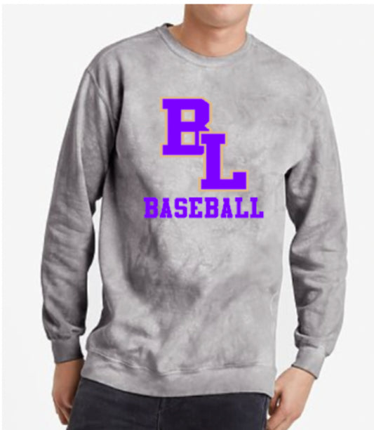 BL Logo Baseball Colorblast Sweatshirt