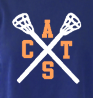 Cats Lacrosse Cropped Short Sleeve Tee