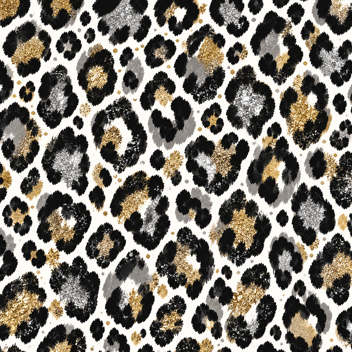 Personalized Gameday Leopard Brag Buttons