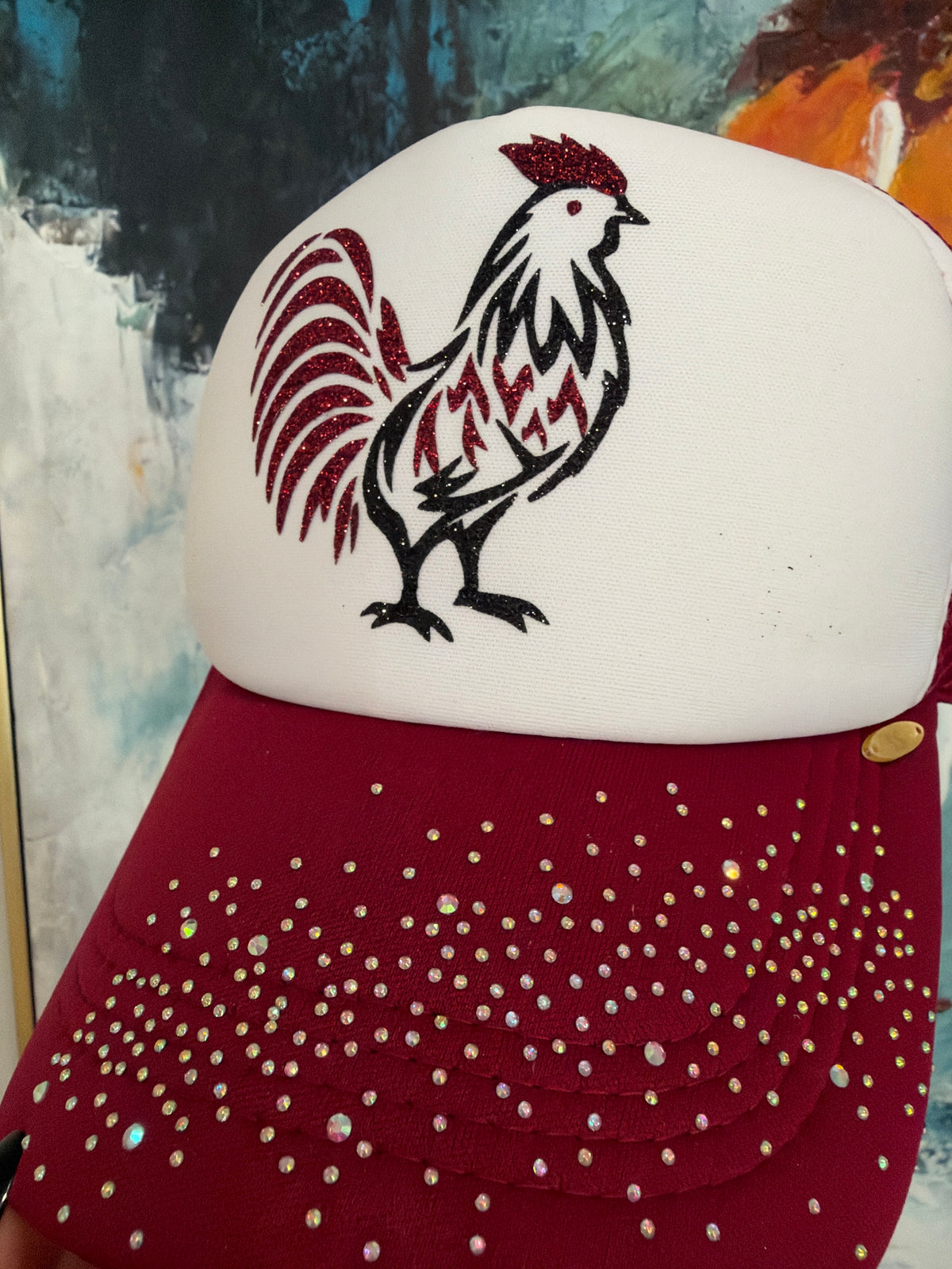 Roosters & Rhinestones Trucker Hats