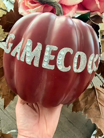 Gamecock Harvest Glam Pumpkin