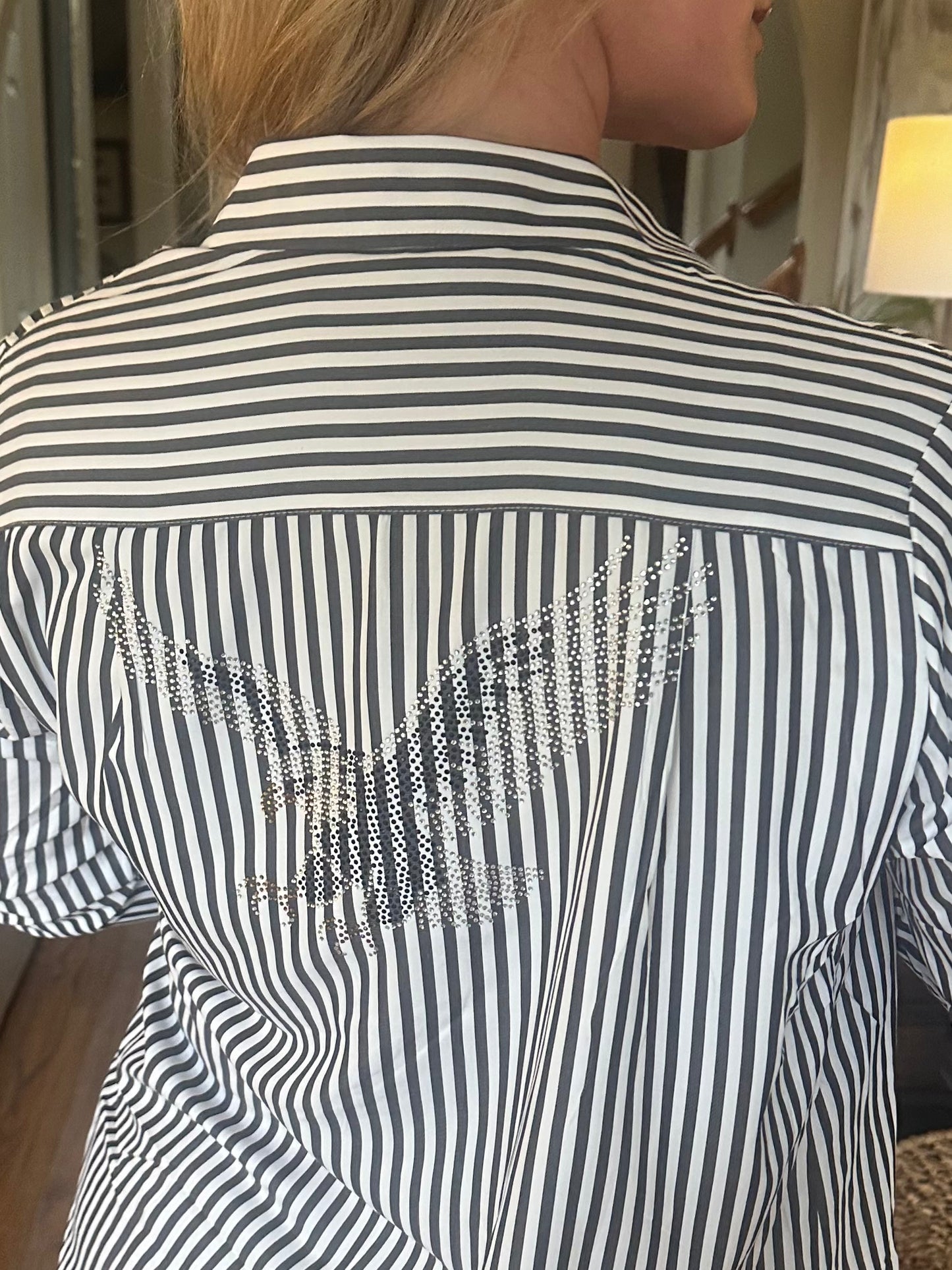 War Eagle Bling Button Down
