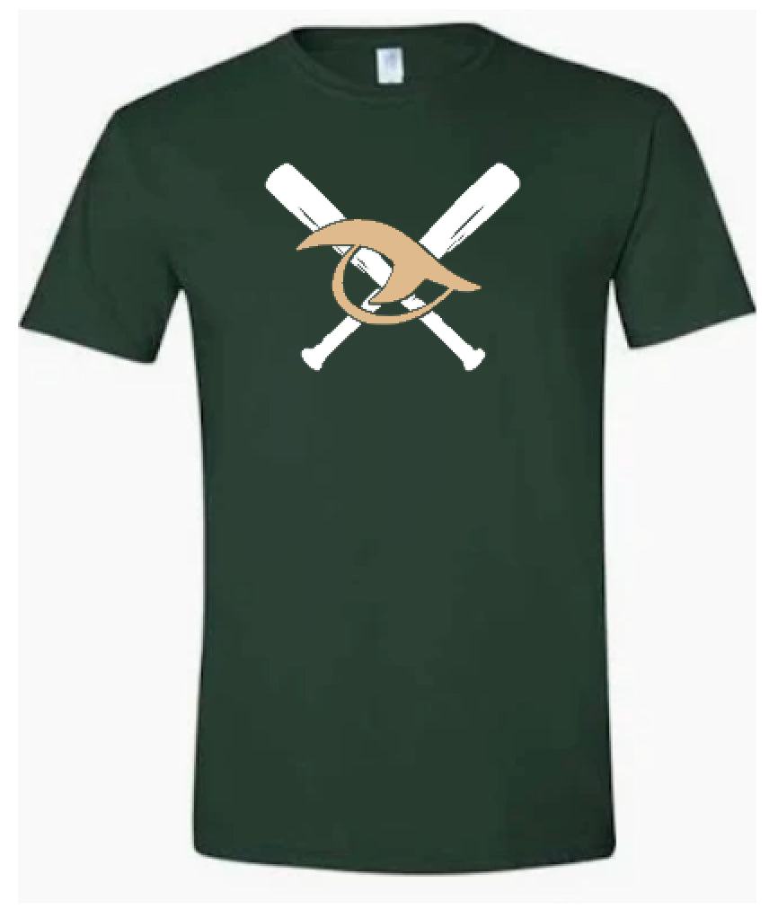 Gator Eye Crossed-Bats Short Sleeve Unisex Tee