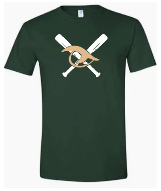 Gator Eye Crossed-Bats Short Sleeve Unisex Tee