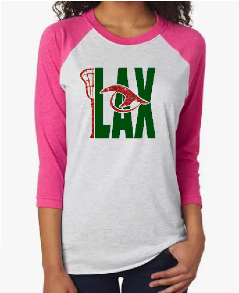 Gator Eye Custom LAX Raglan Tee