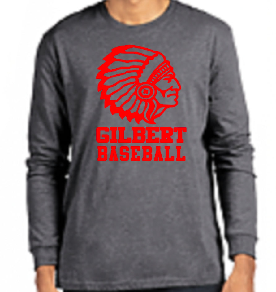 Gilbert Retro Indian PICK YOUR SPORT Long Sleeve Unisex Tees