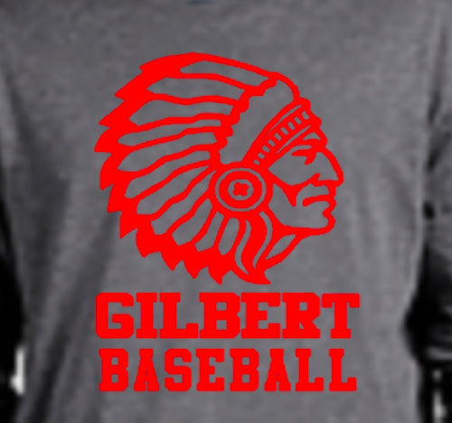 Gilbert Retro Indian PICK YOUR SPORT Long Sleeve Unisex Tees