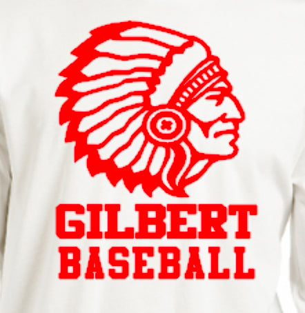 Gilbert Retro Indian PICK YOUR SPORT Long Sleeve Unisex Tees