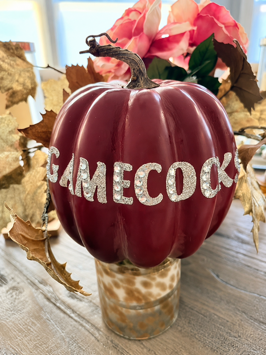 Gamecock Harvest Glam Pumpkin