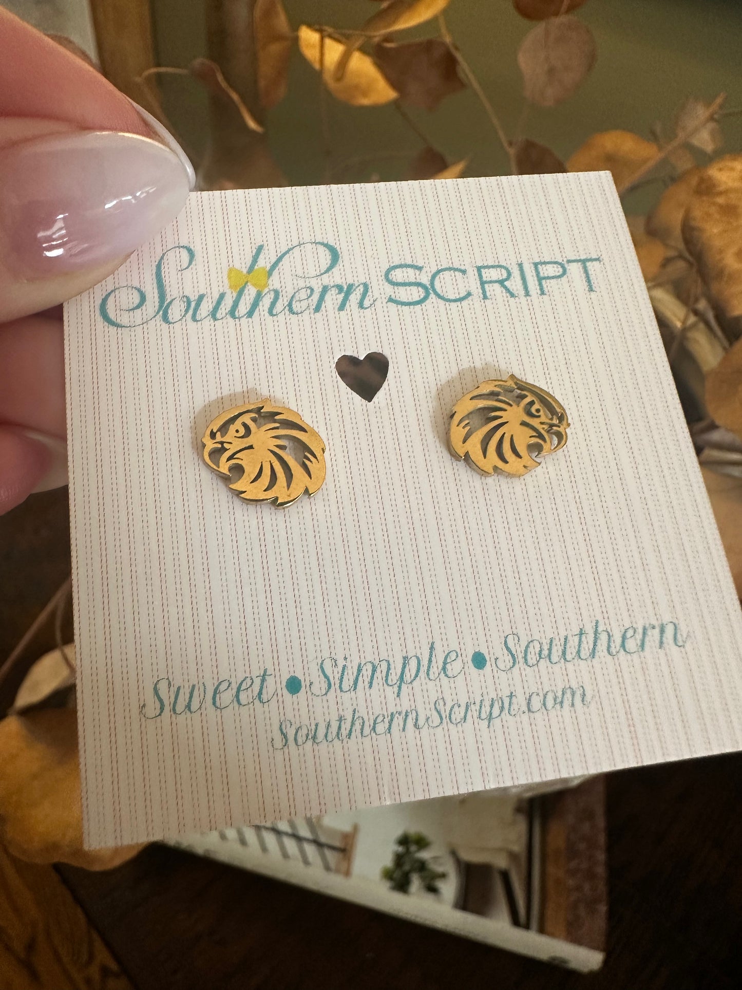 War Eagle Spirit Stud Earrings