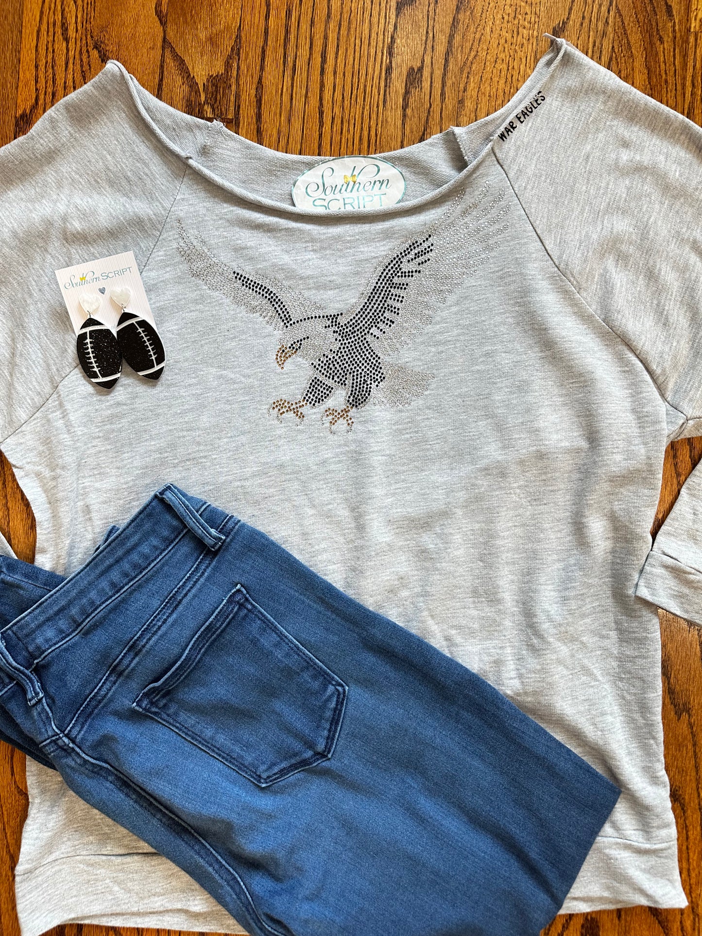 War Eagle Bling Top