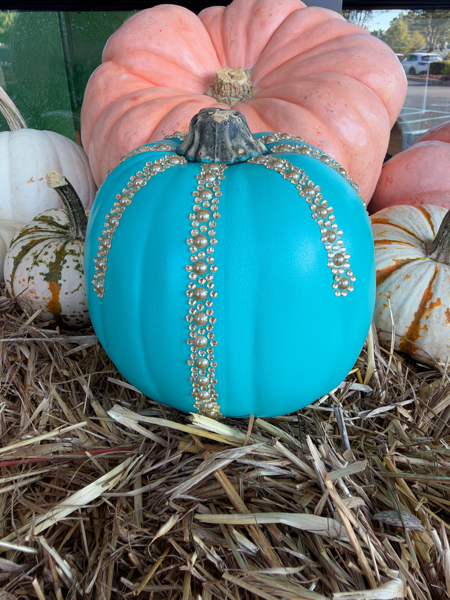 Jeweled Rhinestone Pumpkins
