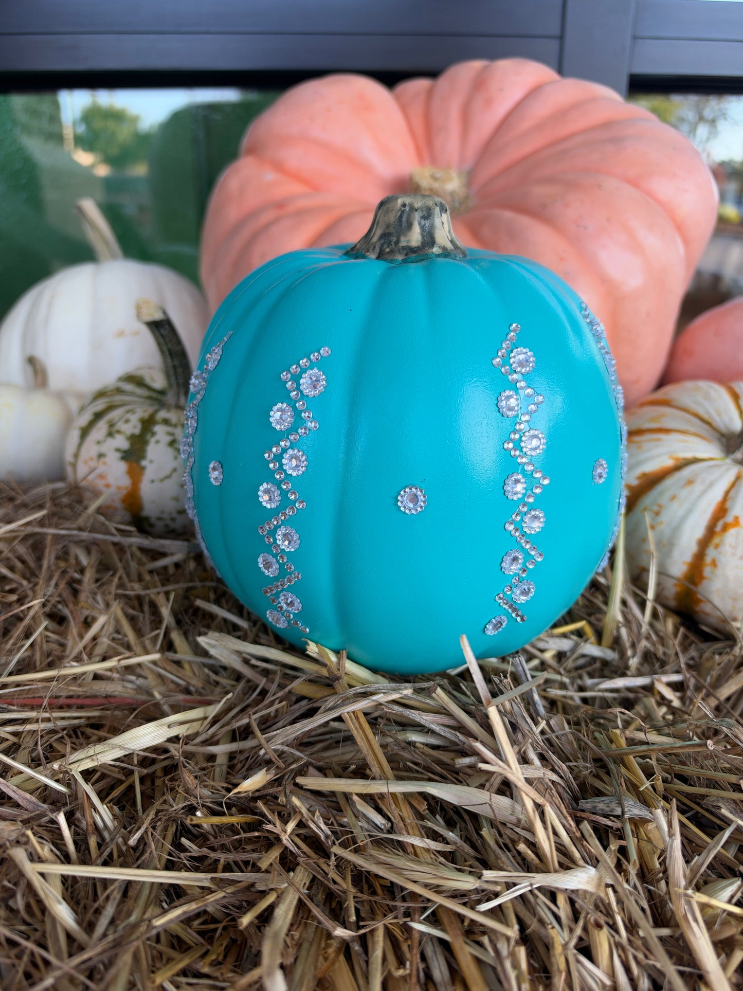 Jeweled Rhinestone Pumpkins