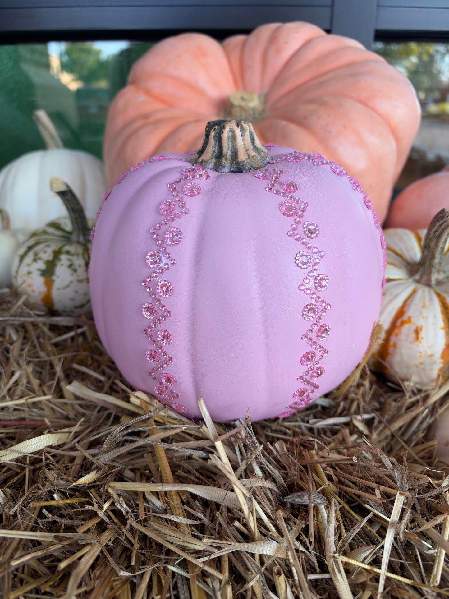 Jeweled Rhinestone Pumpkins