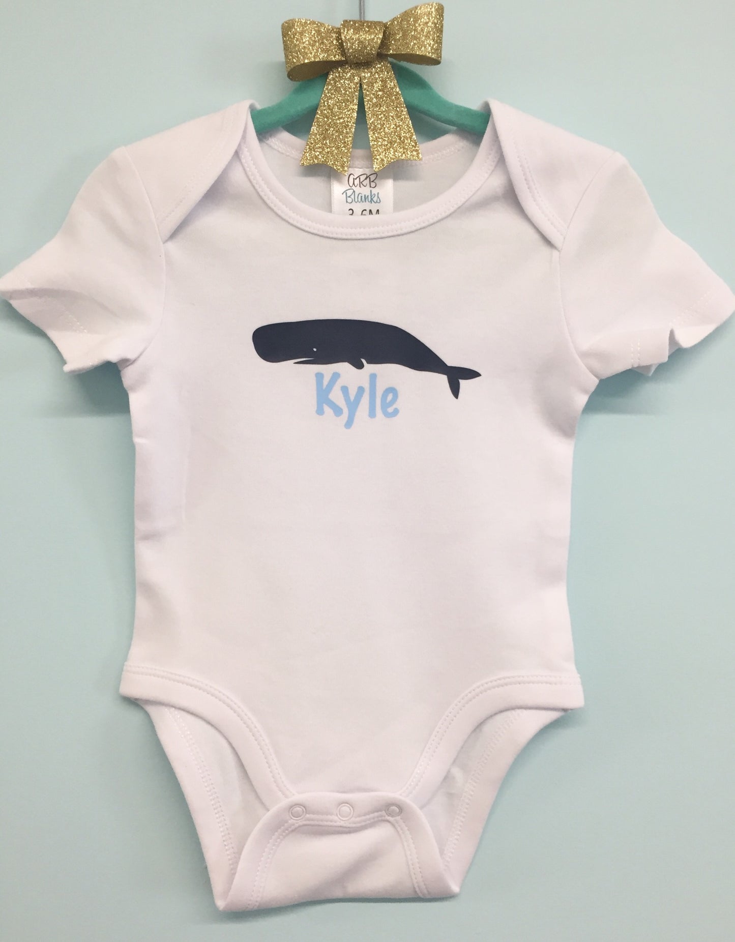 Personalized Whale Onesie