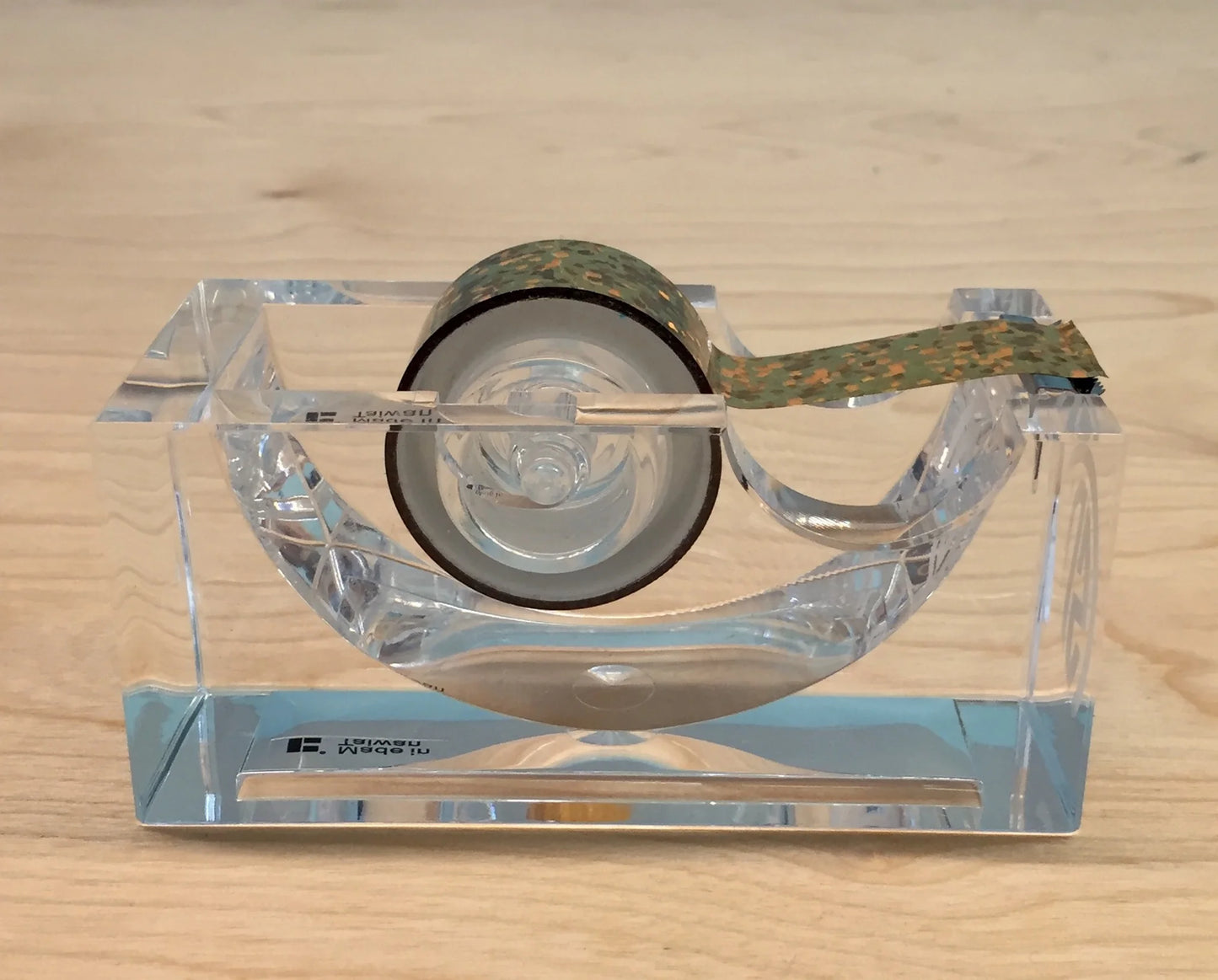 Monogrammed Acrylic Tape Dispenser
