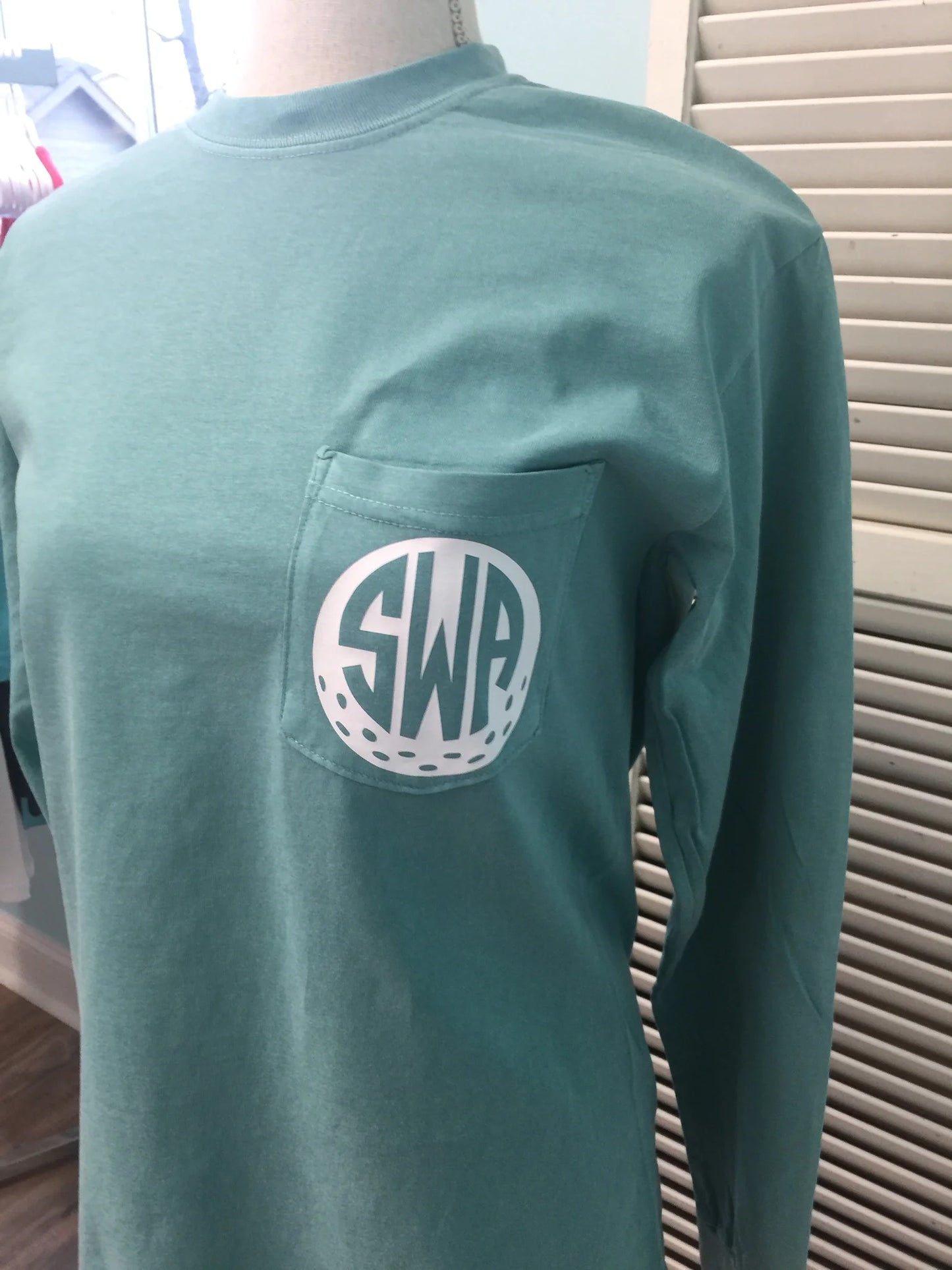 Monogrammed Golf Tee - Long Sleeve