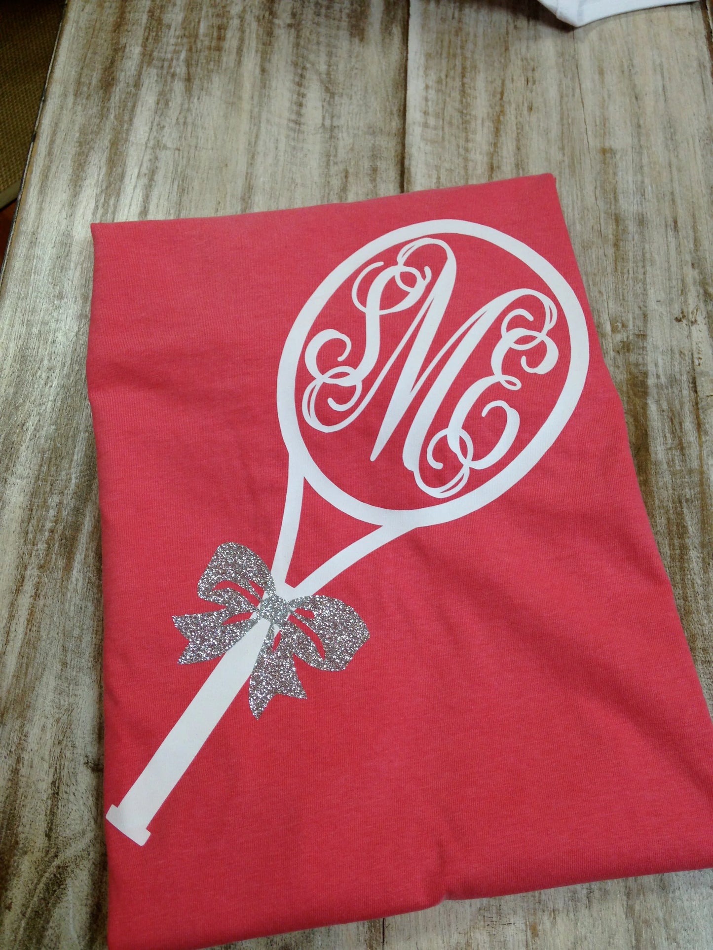 Monogrammed Tennis Tee