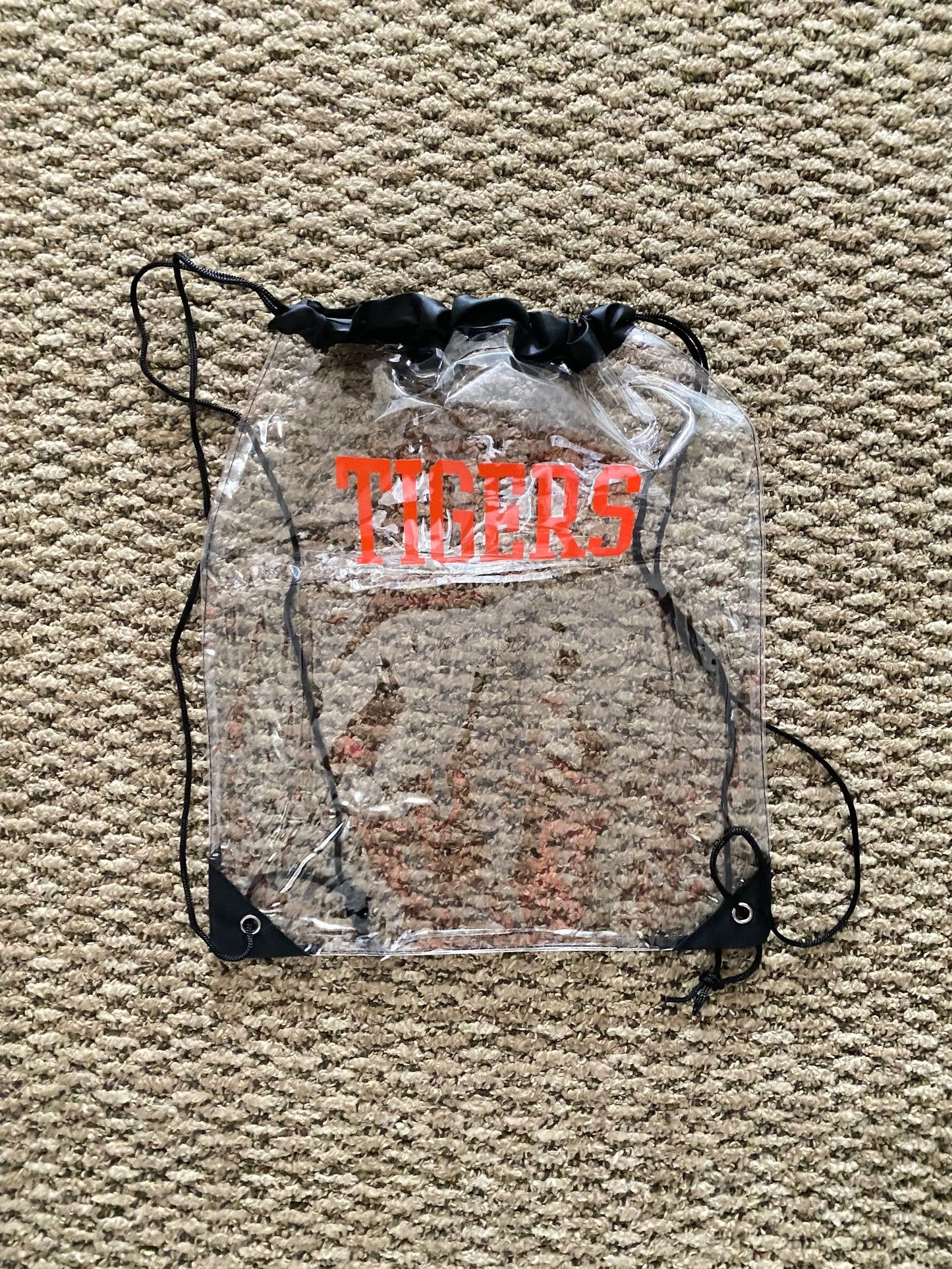 Clear Stadium Approved Drawstring Bags
