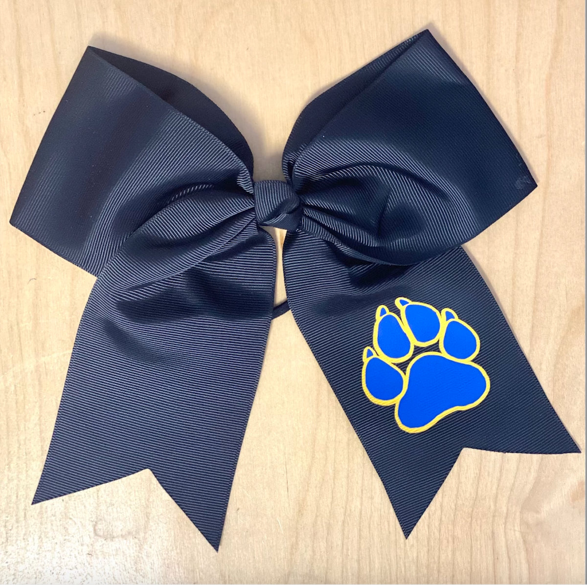 Midnight Wildcat Bow 💙💛✨