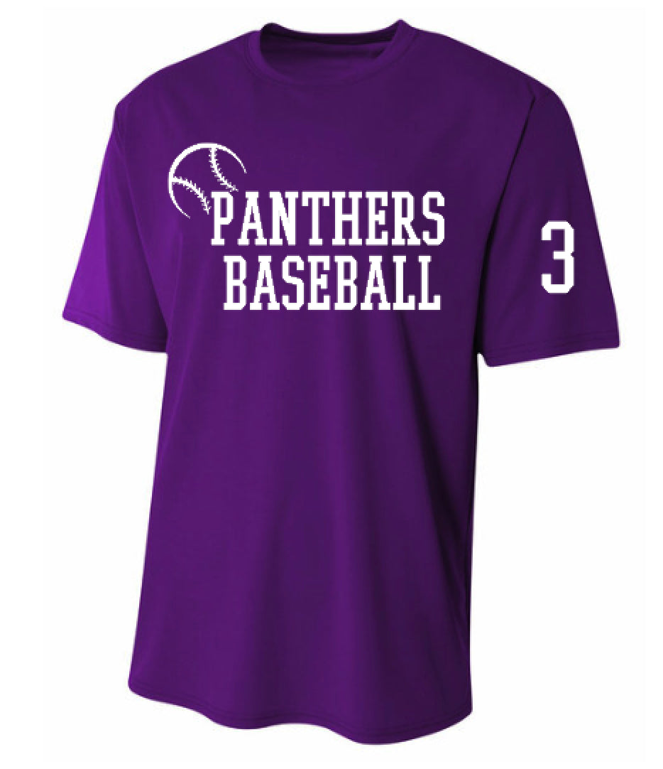 Panthers Baseball Unisex Short Sleeve Drifit Tees