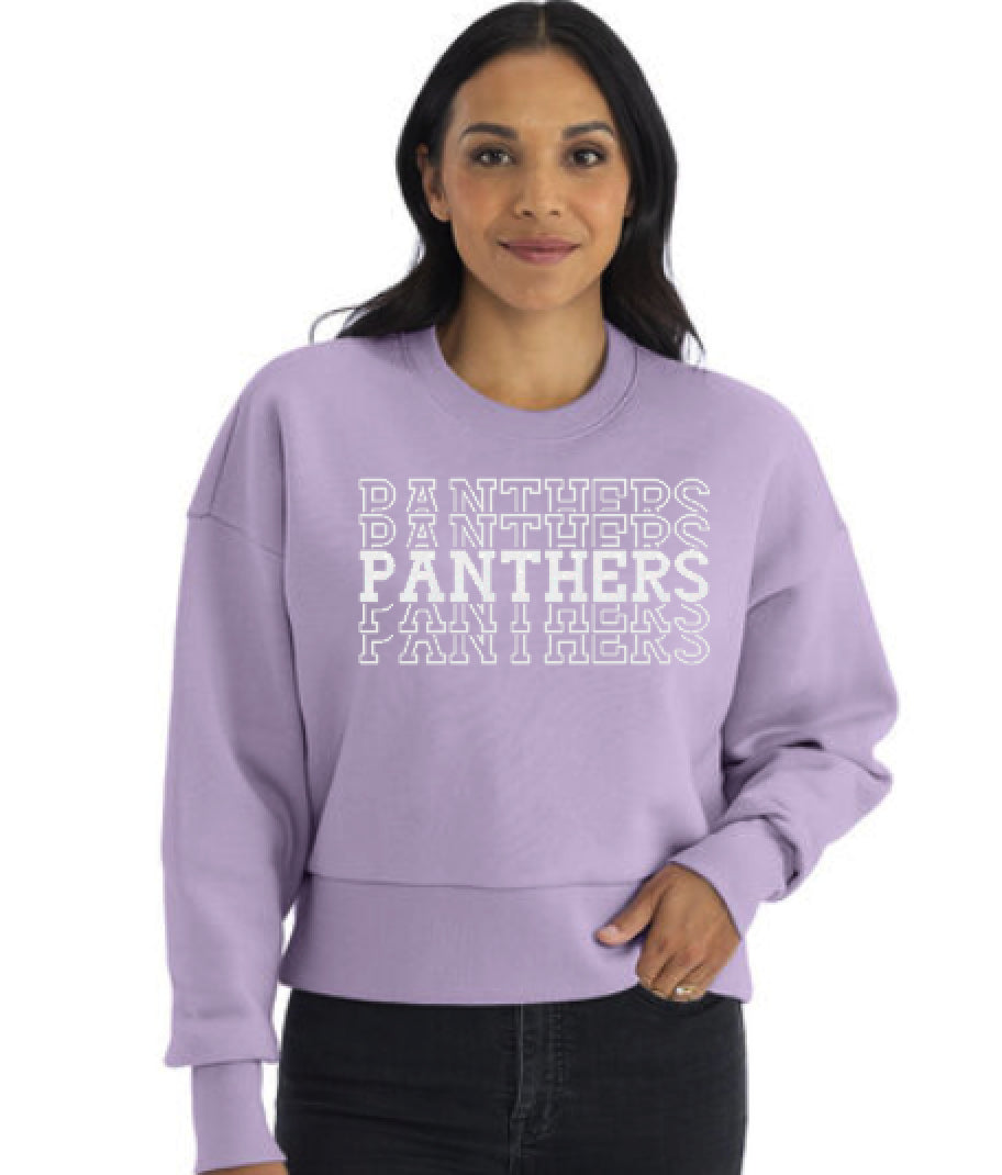 Panthers Pride Womens Oversized Sweatshirt