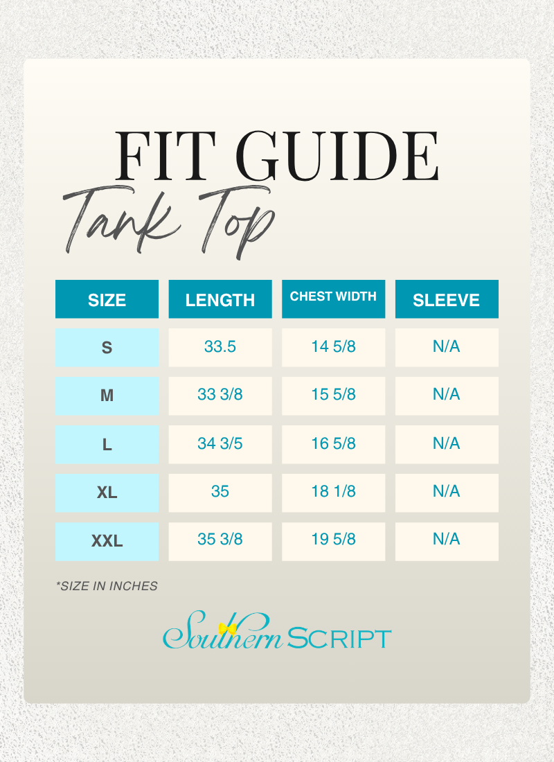 Fit guide for American Honey Tank Top