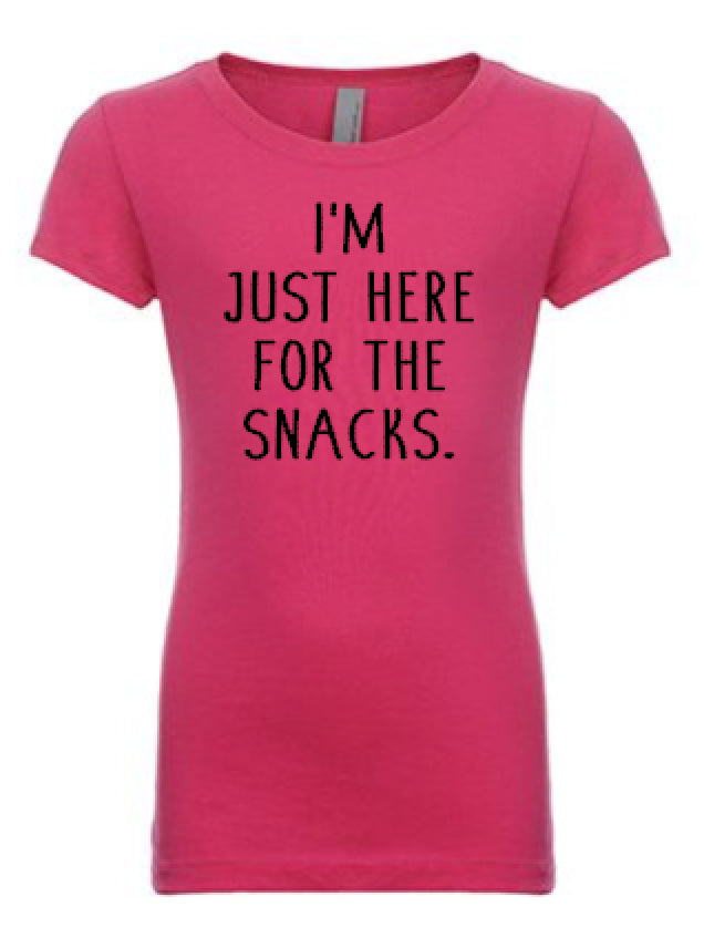 Just Here for the Snacks Tee