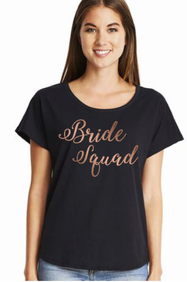Bride Squad Foil T-Shirt