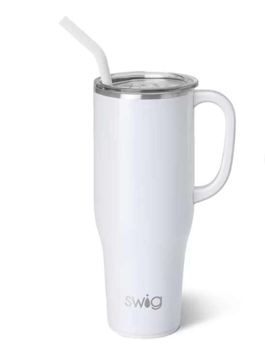 SWIG Life 40oz Insulated Mega Mug Diamond White