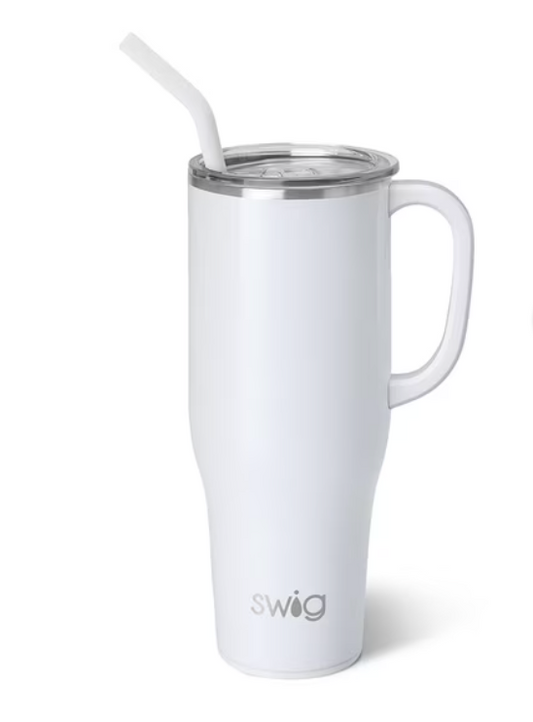 SWIG Life 40oz Insulated Mega Mug Diamond White