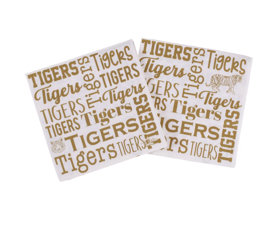 Tigers Cocktail Napkins (Pack of 20)