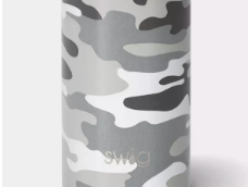 Swig Life Can + Bottle Cooler – 12 oz Gray Camo