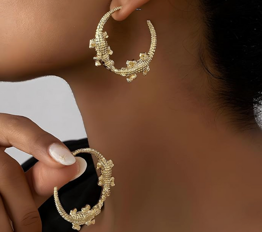 Gilded Gator Hoops