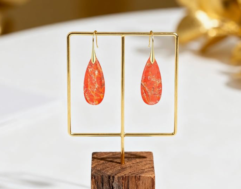 The Esso Stone Drop Earrings