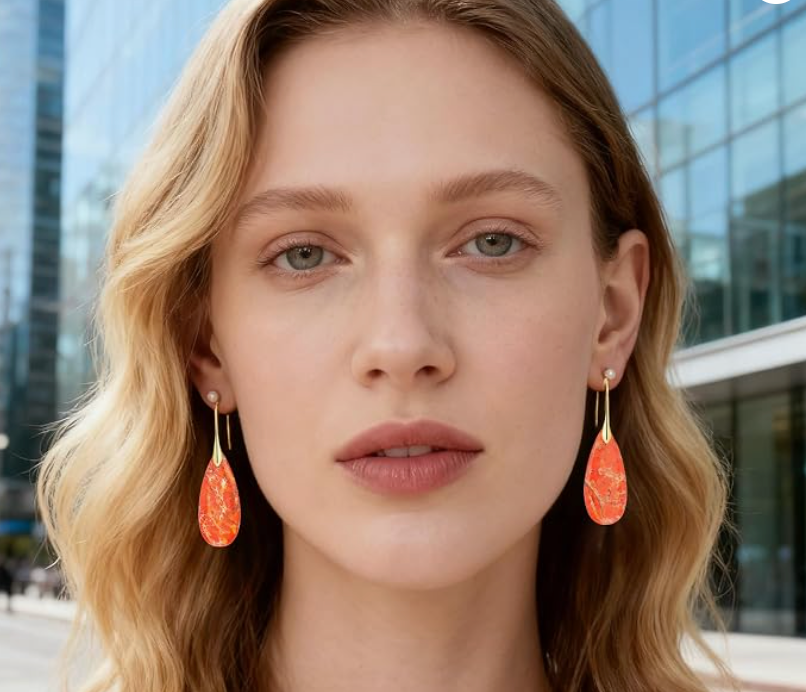 The Esso Stone Drop Earrings