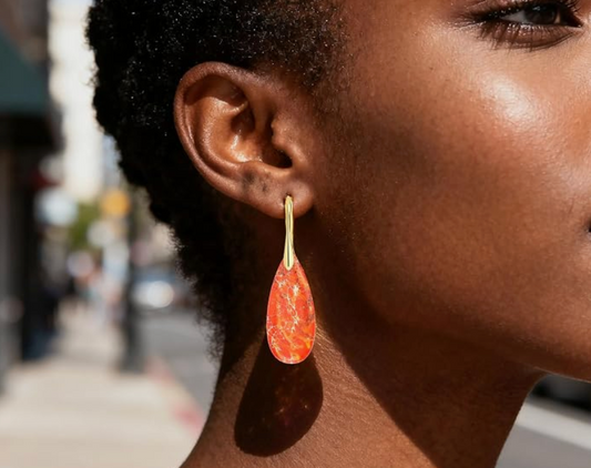 The Esso Stone Drop Earrings