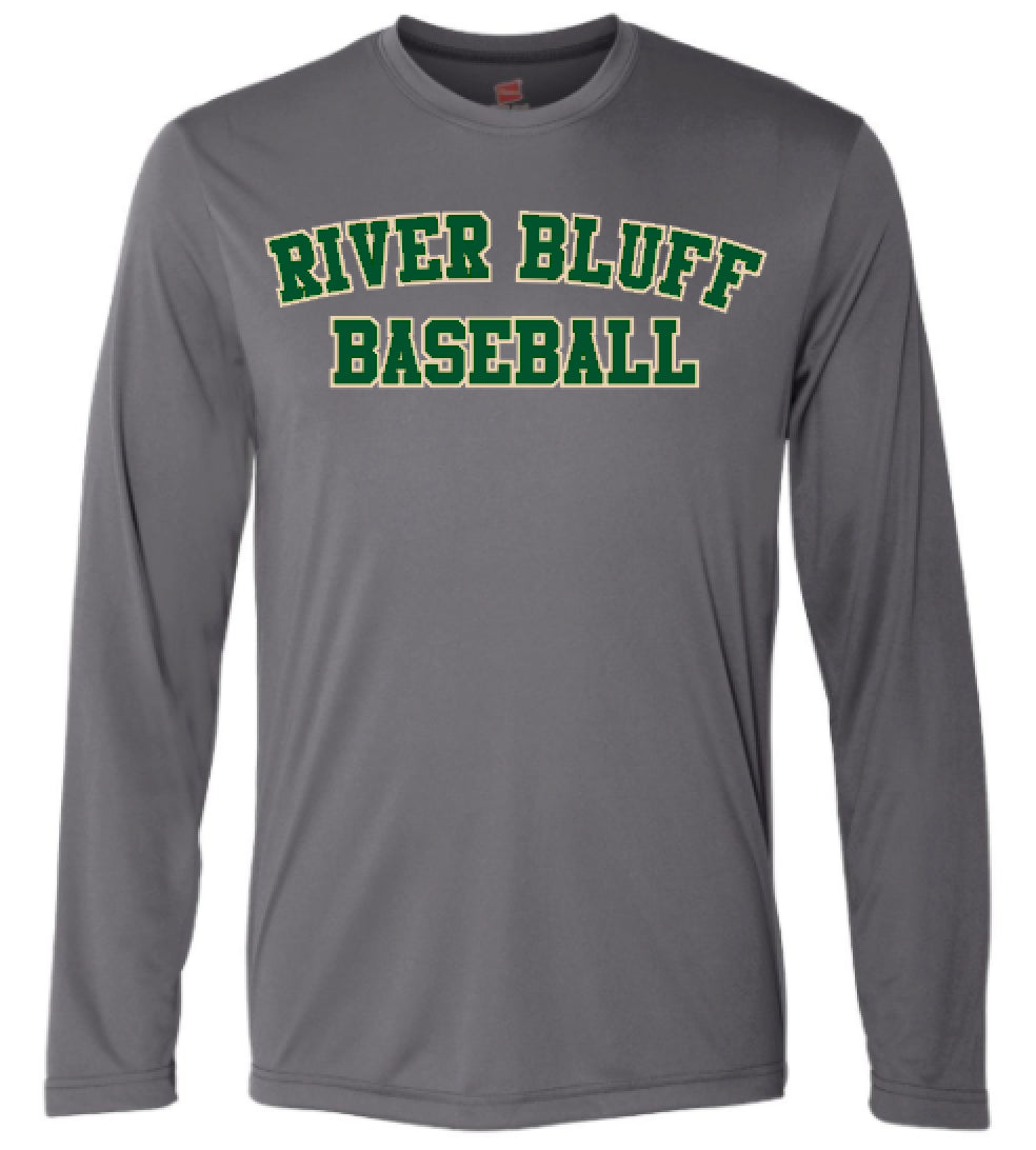 River Bluff Baseball Long Sleeve Drifit Tee