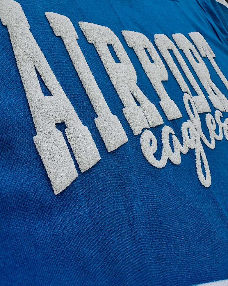 Airport Eagles 3D Puff Crewneck Sweatshirt